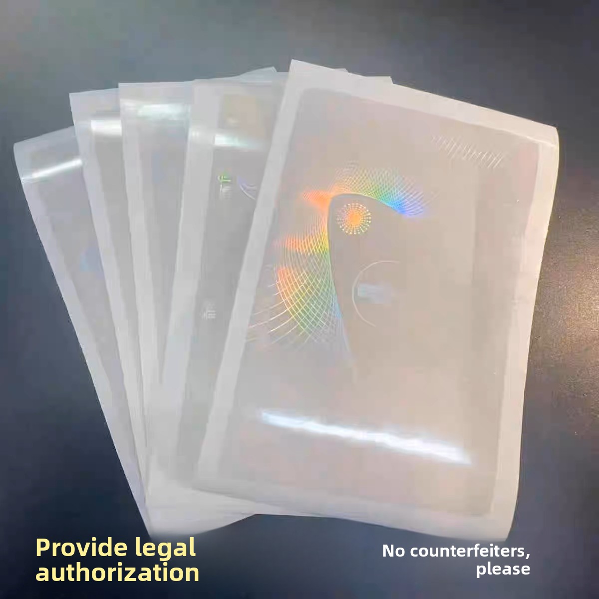 High-difficulty holographic anti-counterfeiting film